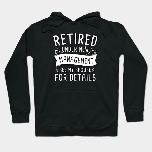 Retired Hoodie by LuckyFoxDesigns